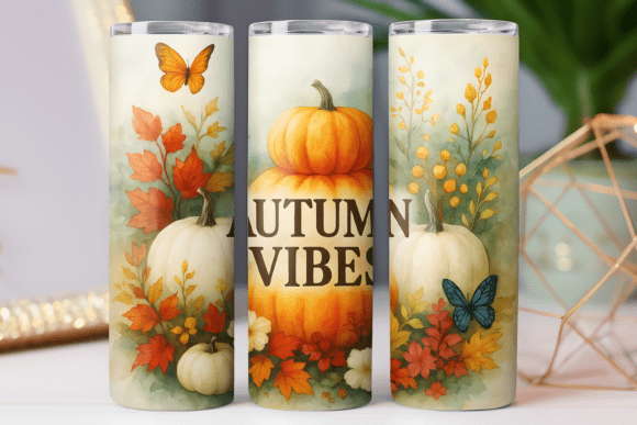 Autumn Thanksgiving Day Tumbler Wrap: Graphics & Tumbler Wraps Review