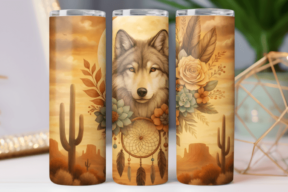 Boho Floral Tumbler Graphics and Wraps