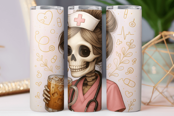 Coffee Girl Tumbler Wrap: Graphics for Brand Design