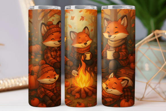 Fall Camping Tumbler Wrap Graphics Review