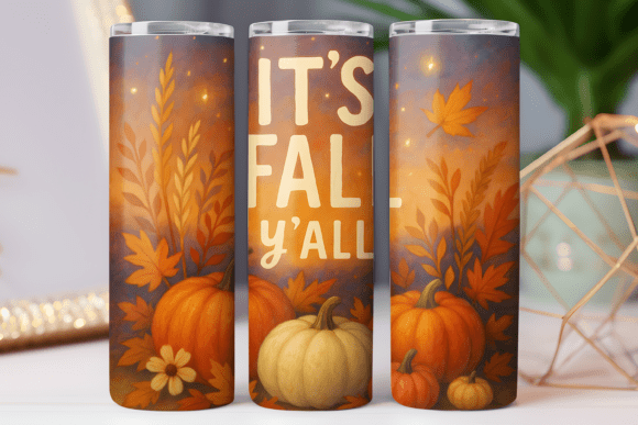 Fall Thanksgiving Tumbler Wrap: Graphics & Tumbler Wraps