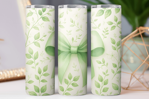Floral Bow Tumbler Wrap Graphics Review
