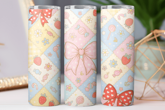 Floral Coquette Tumbler Wrap: Graphics & Tumbler Wraps