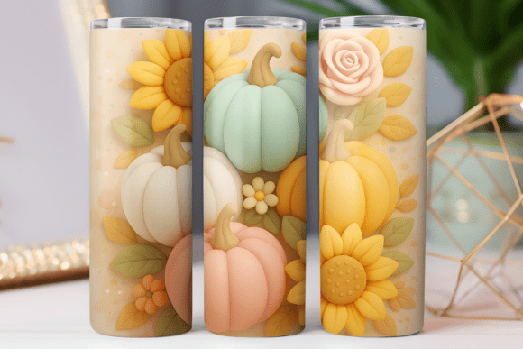 Floral Thanksgiving Tumbler Wrap: Graphics & Tumbler Wraps Review