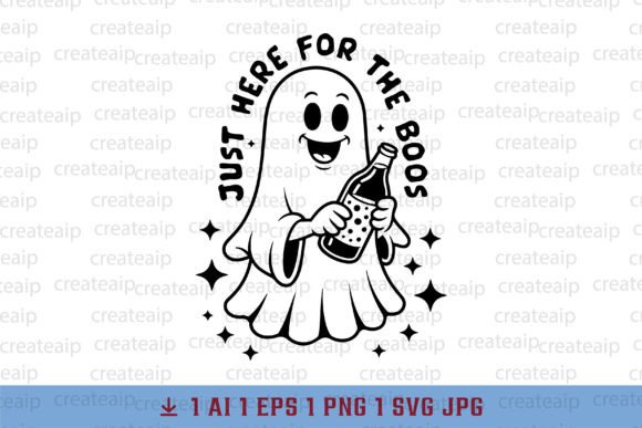 Halloween Ghost Boos S: Graphics & T-Shirt Designs