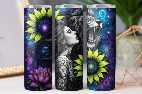Lion Floral Tumbler Wrap: Practical Design Review