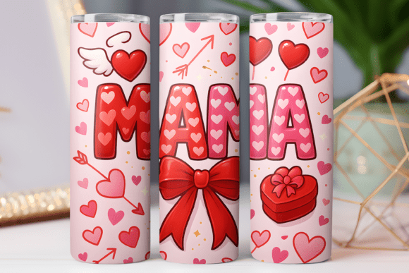 Mama Valentine Tumbler Wrap Graphics Review