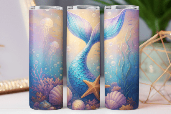 Mermaid Tumbler Wraps & Graphics Review