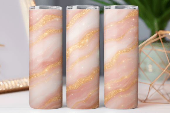 Opal and Gold Tumbler Wrap Design Review