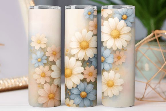 Spring Flower Tumbler Wrap: Graphics Review for Brands