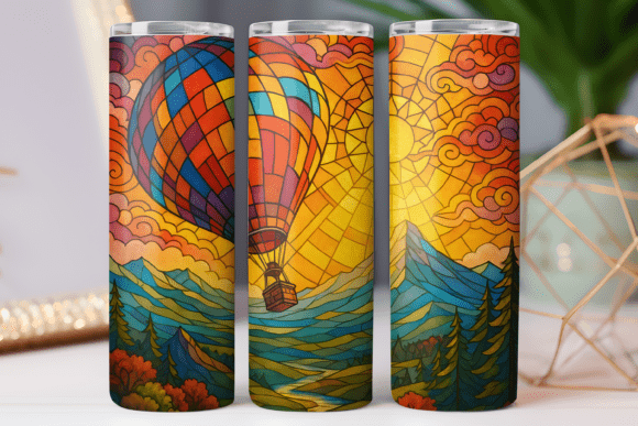 Stained Glass Art Tumbler Wrap: Graphics & Tumbler Wraps Review