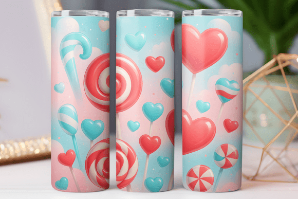Valentine Tumbler Wrap 20oz Skinny Png Graphics for Tumbler Wraps