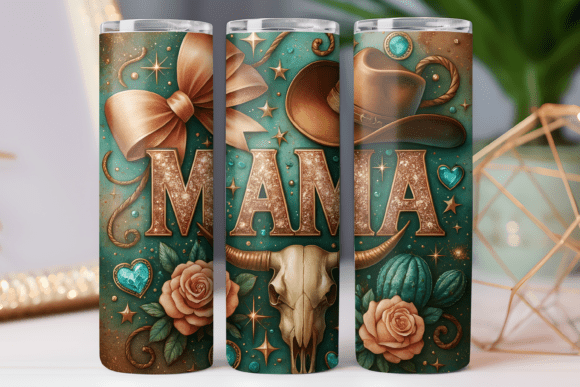 Western Mom Tumbler Wrap Design Review