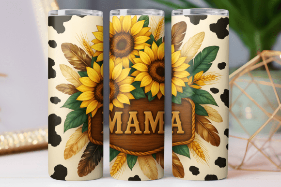Western Mom Tumbler Wrap Graphics for Sellers